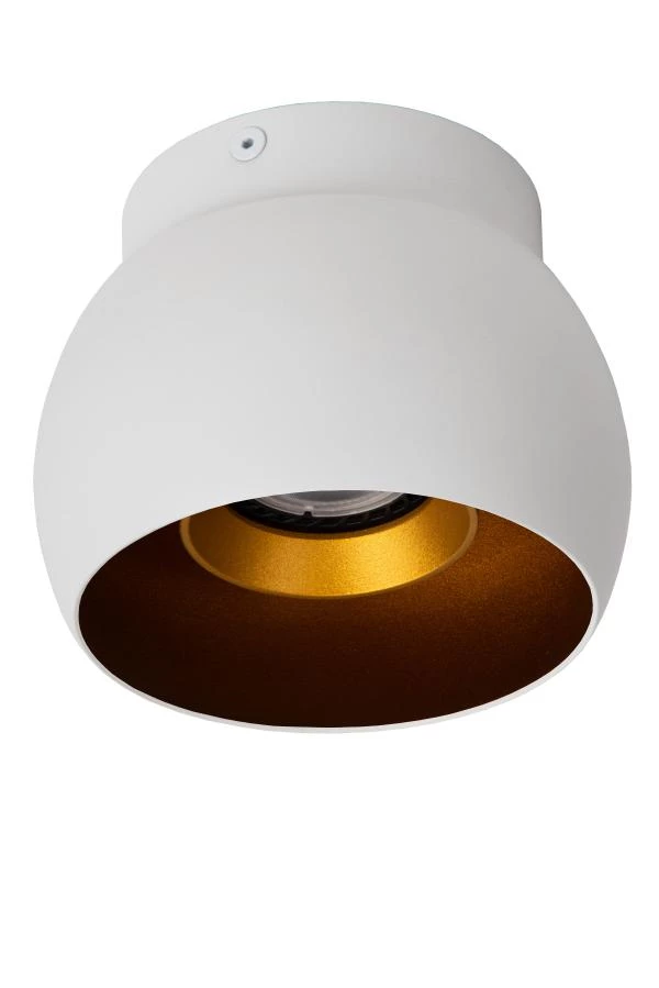 Lucide TORBEN - Plafondspot - Ø 12,5 cm - 1xGU10 - Wit - uit